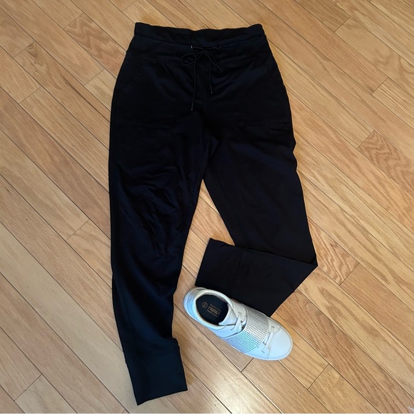 Versona Black Athletic Jogger Pants - Picture 1 of 2